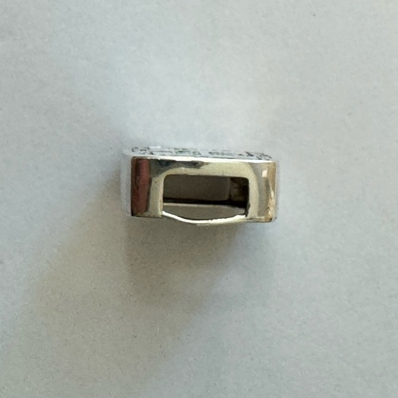 LORI BONN H Initial Sterling Silver Slide Charm For Bracelet “H Is For Hot” - Picture 5 of 10